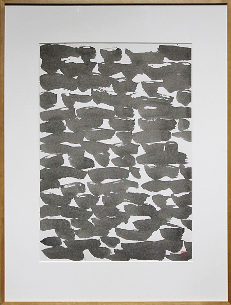 □山口長男□ 【作品】 水墨画 10号 印章有り 真作保証有り(山水、風月