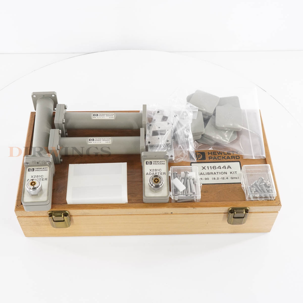 [DW] 8日保証 X11644A WR-90 hp 8.2-12.4GHz Agilent アジレント Keysight キーサイト CALIBRATION KIT 校正キット キャリ...[06599-0063]_7
