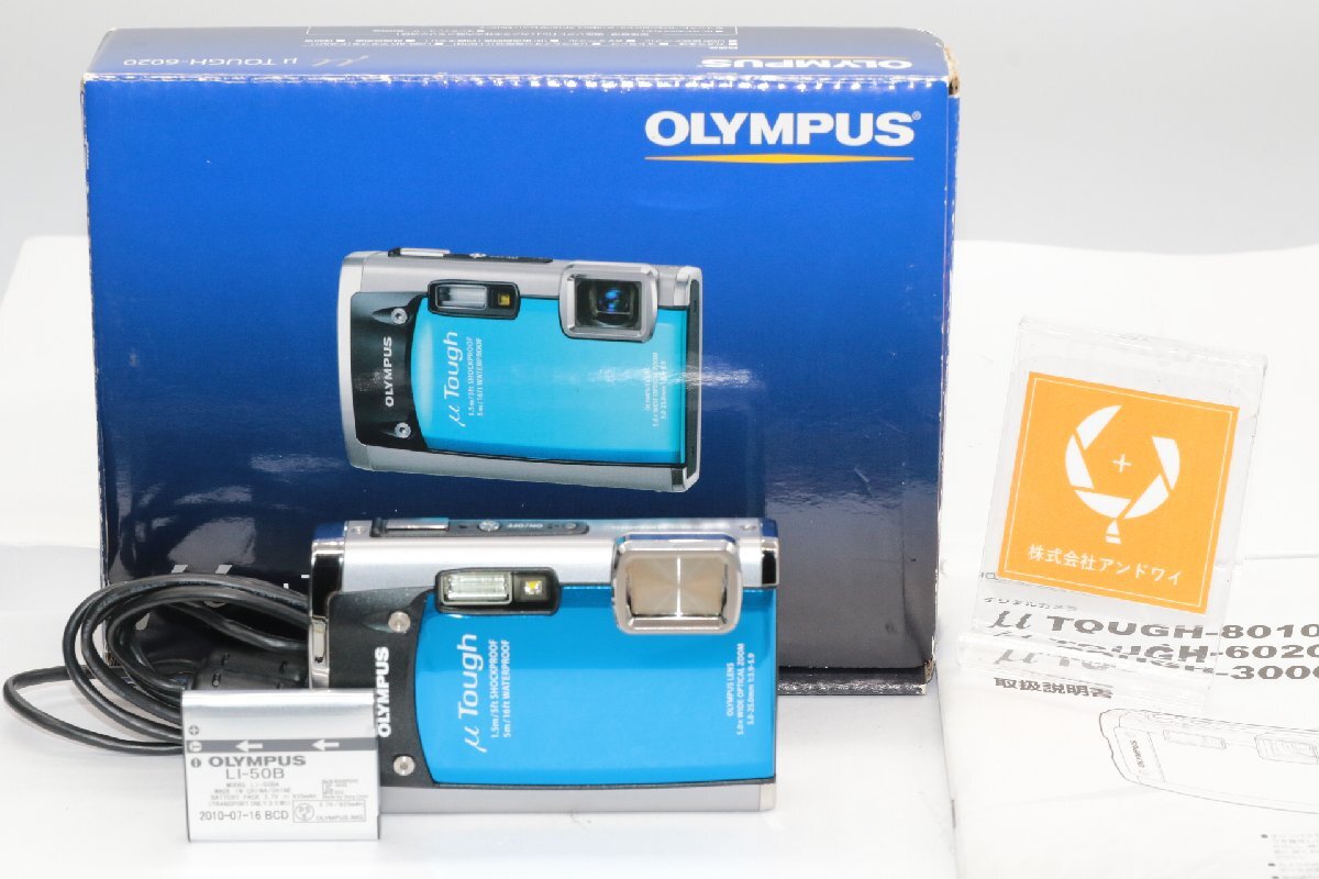 オリンパス OLYMPUS μ TOUGH-6020 防水・ブルー
