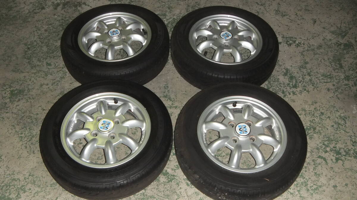 ミニライト MINILITE PCD100 13インチ 4穴 0 13×4J アルミホイール 
