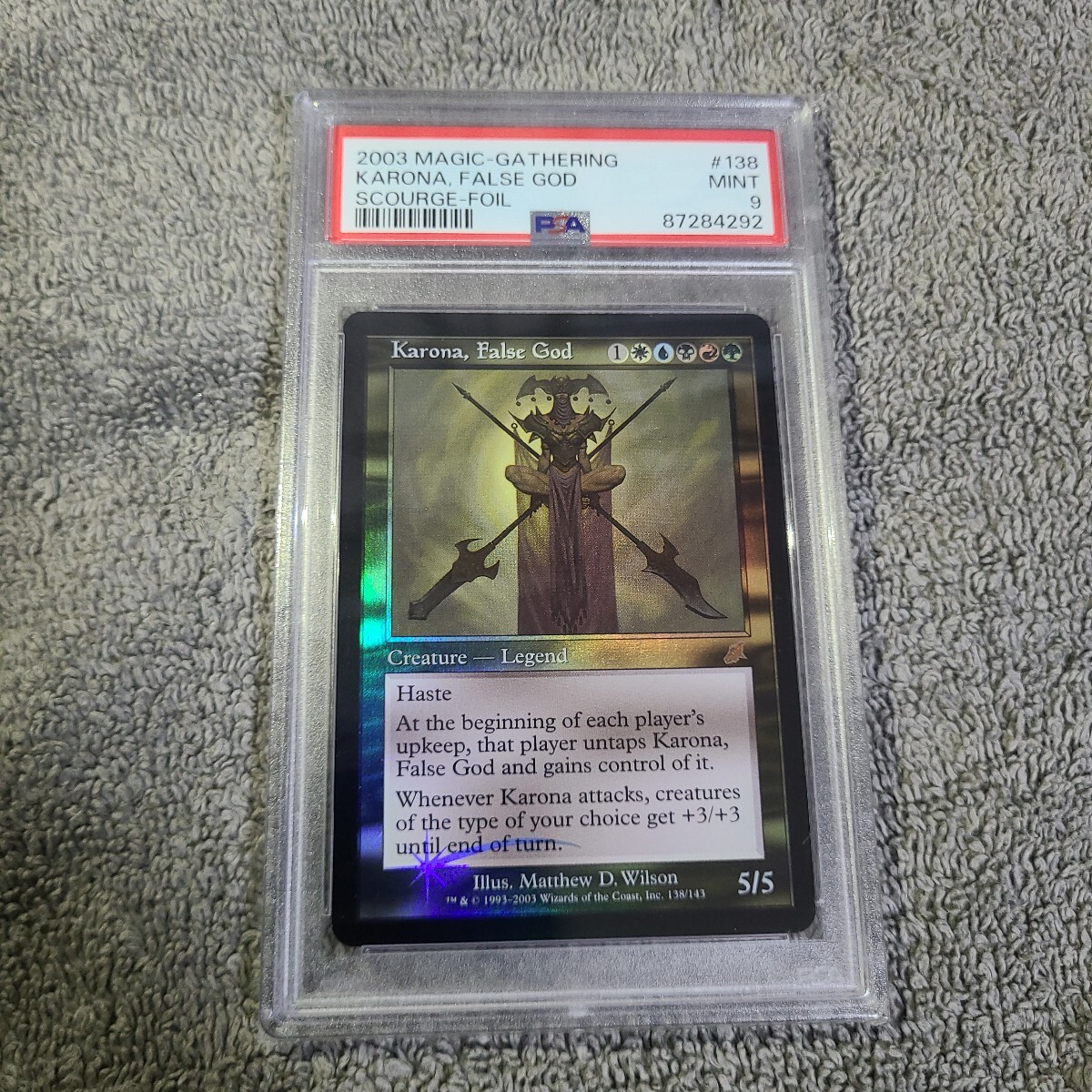 邪神カローナ | False Foil : 旧枠foil 日本語 Karona, God [SCG