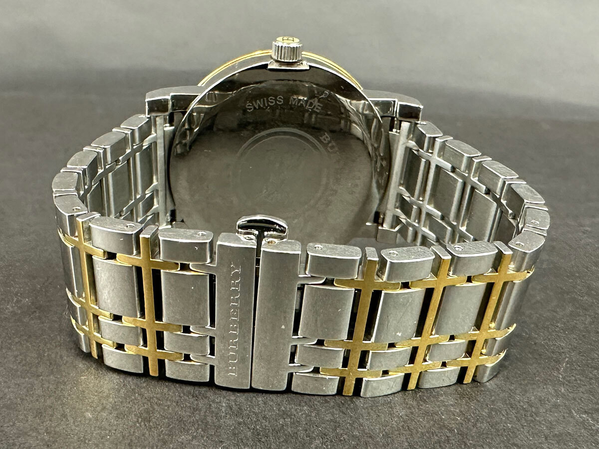 200510□動作確認済 BURBERRY バーバリー ヘリテージ 腕時計 クォーツ