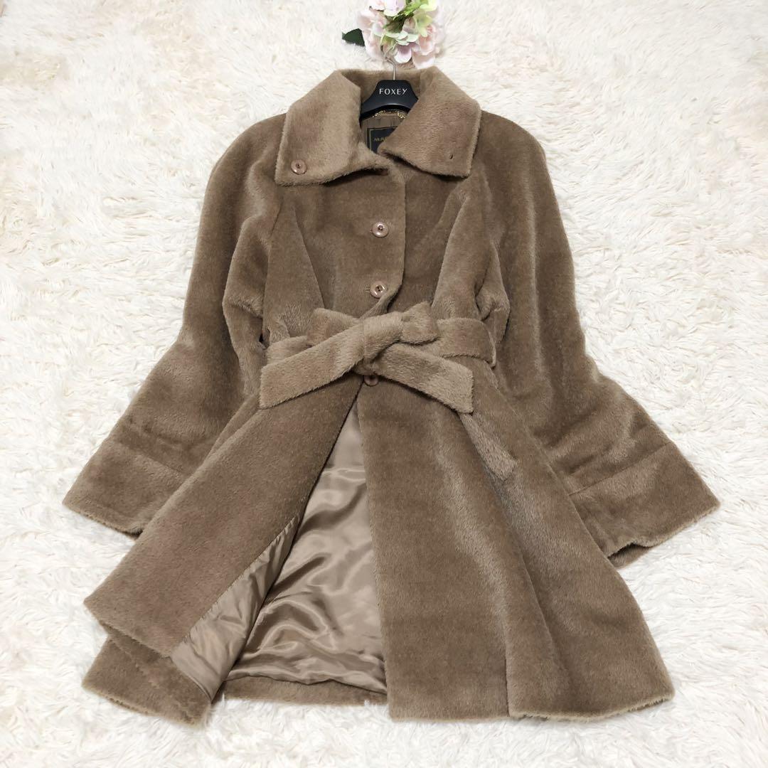 写真の青色の帯+お任せ帯留つき◇最高級綿麻浴衣紅花赤観世水