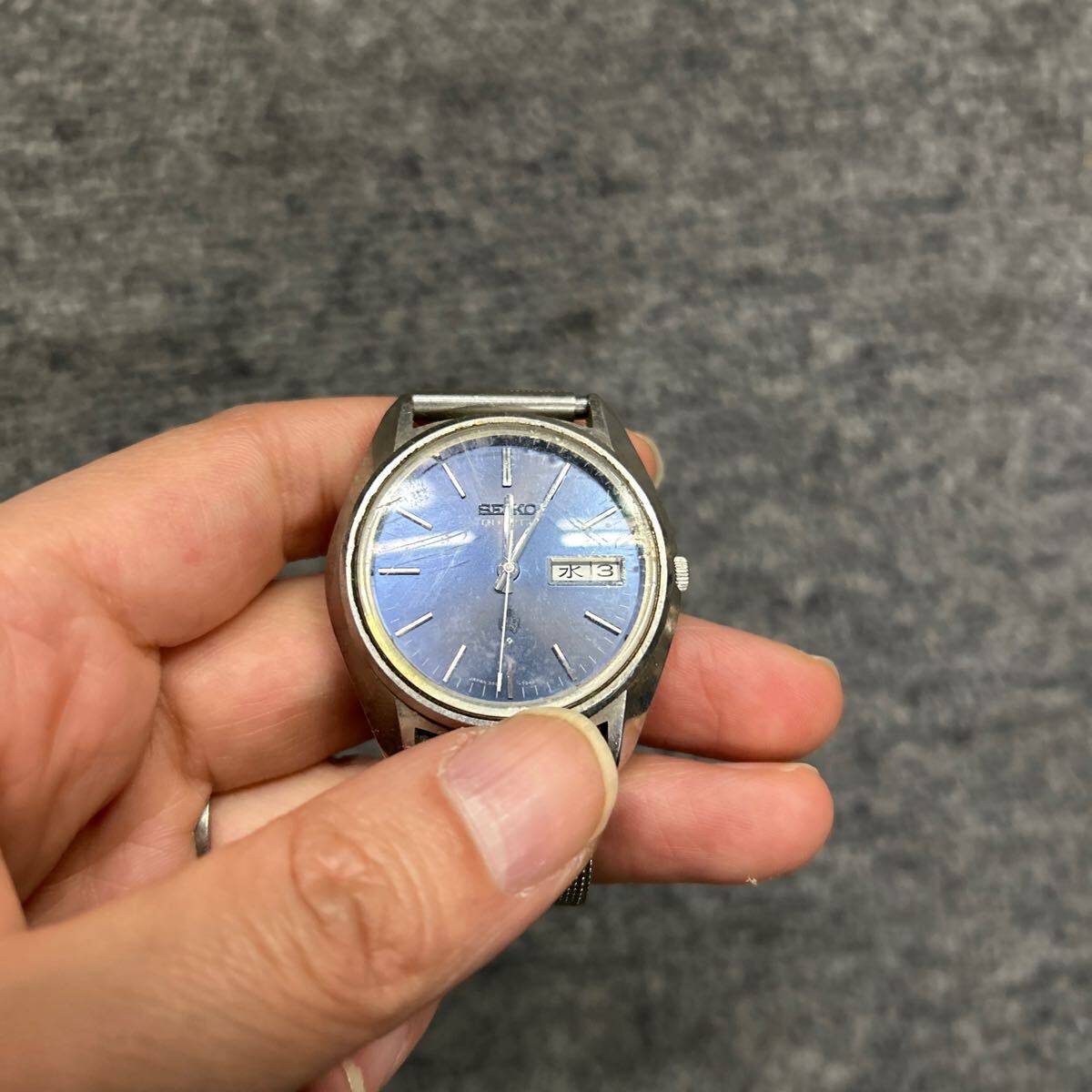 0118 SEIKO セイコー QUARTZ クオーツ デイデイト 3803-7030 腕時計