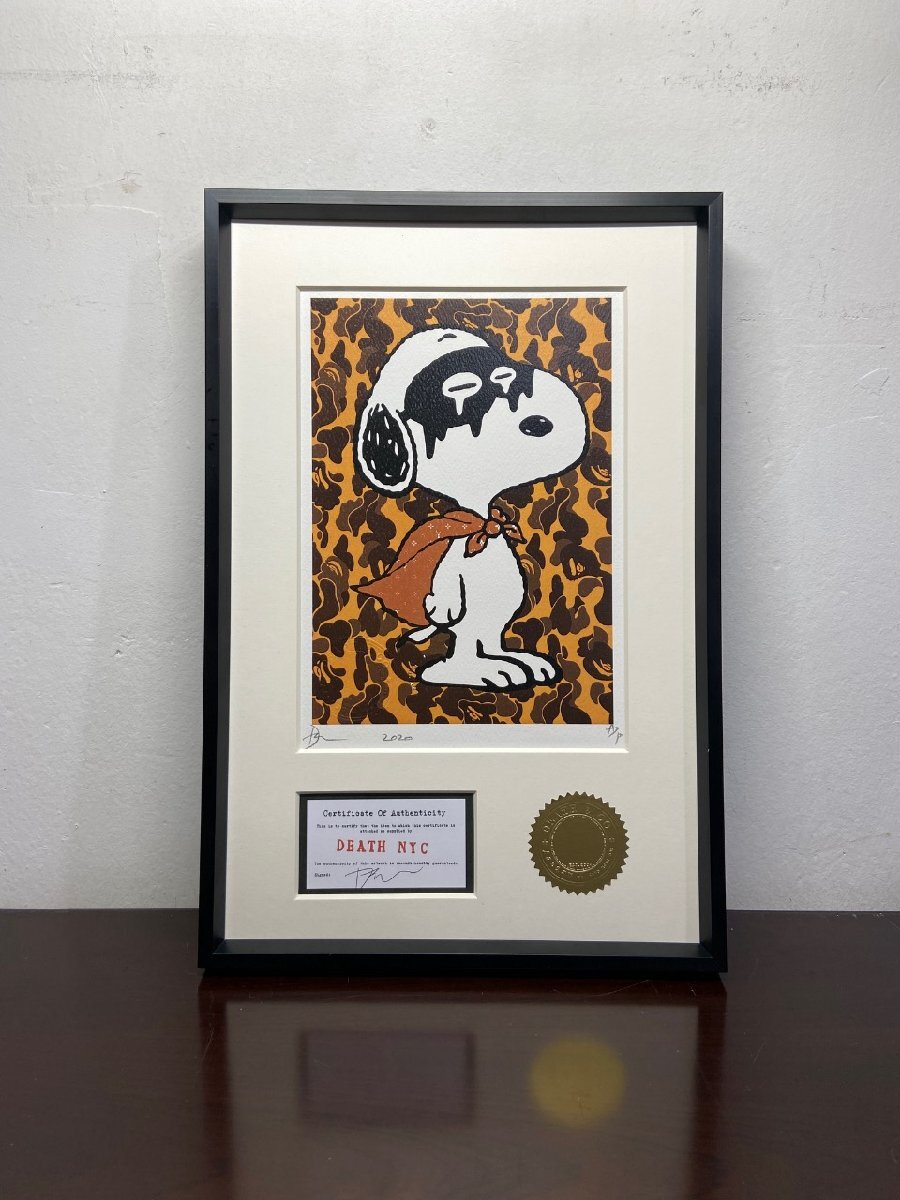 face oka シルクスクリーン 額装込み 本物 / 検 アート kaws kyne