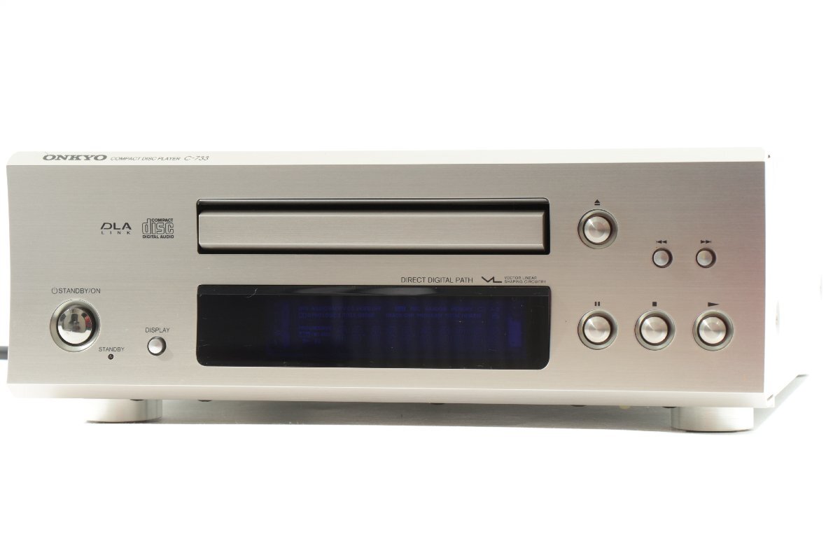 onkyo c-733 CDプレイヤー 動作品！ ONKYO/オンキョー 〇 CDプレーヤー [C-733] 〇 A-#1165 オーディオ機器
