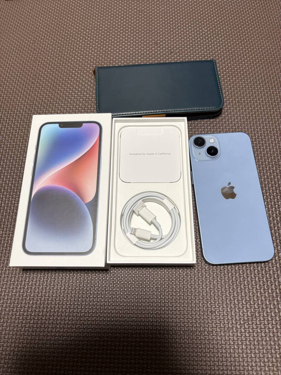 Apple iPhone14 128GB バッテリ96% SIMフリー おまけ付き 箱有り 家電