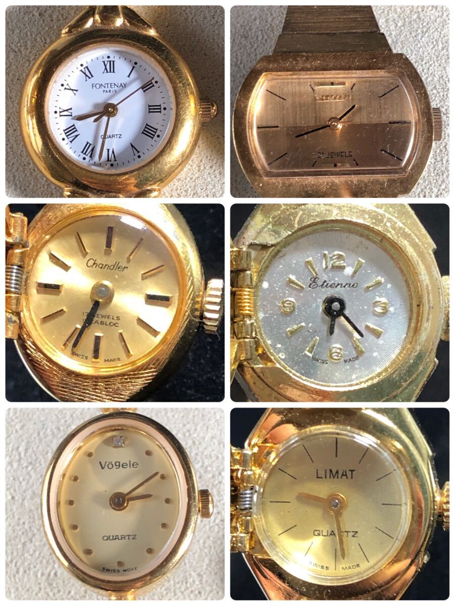1000円~●★稼働未確認★腕時計 ジュベニア CERTINA ピエールバルマン 他 ゴールド系 QZ まとめ★okoy3279975-207★rt20377_4