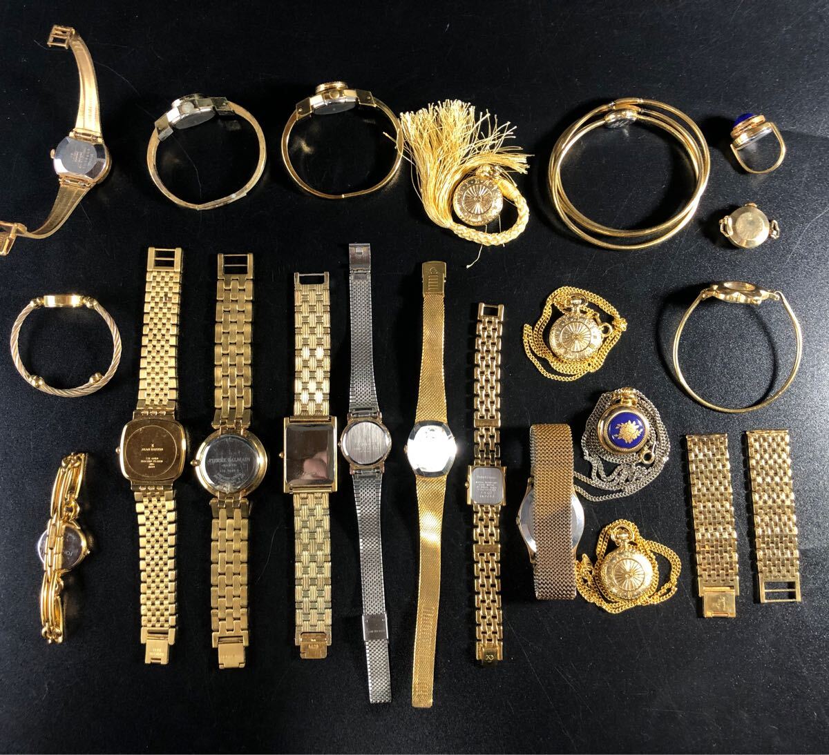 1000円~●★稼働未確認★腕時計 ジュベニア CERTINA ピエールバルマン 他 ゴールド系 QZ まとめ★okoy3279975-207★rt20377_5