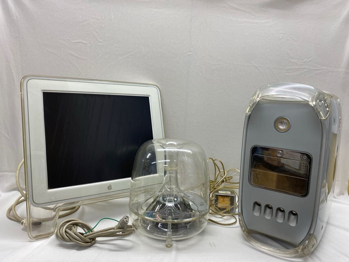 POWER MAC G4 M8570 マック パソコン 現状販売 Apple Power Mac G4 M8570 ディスプレイ/スピーカー付 macOS PC