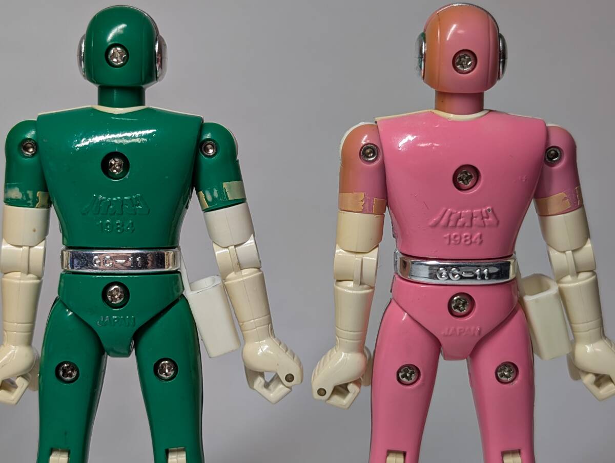 バンダイ ポピー事業部 超電子バイオマン バイオレッド1 グリーン2