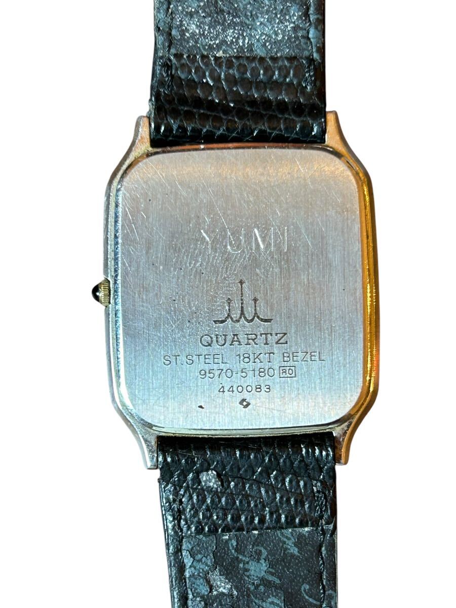 現状品】SEIKO セイコー CREDOR クレドール 9570-5180 ベゼル18KT 