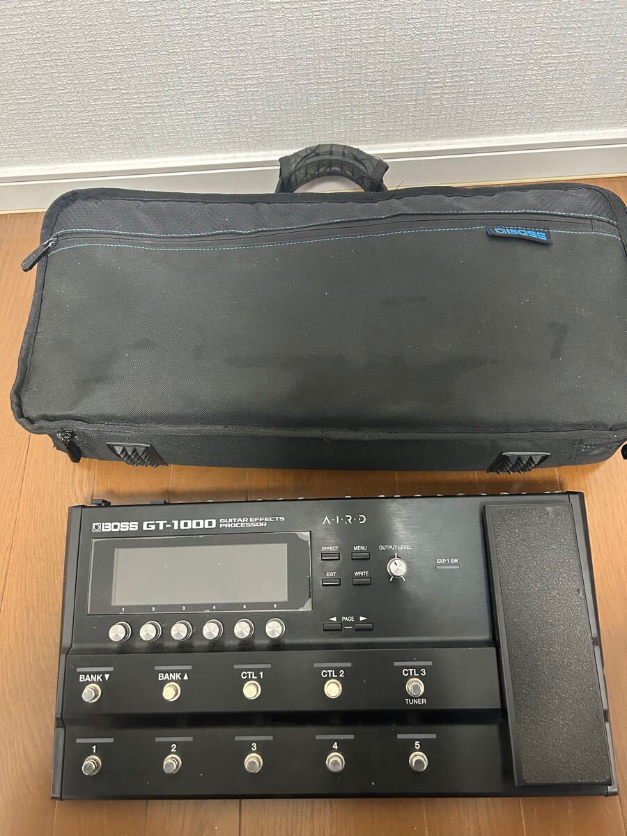 美品】BOSS マルチエフェクター GT-1000 専用キャリングバッグ付き