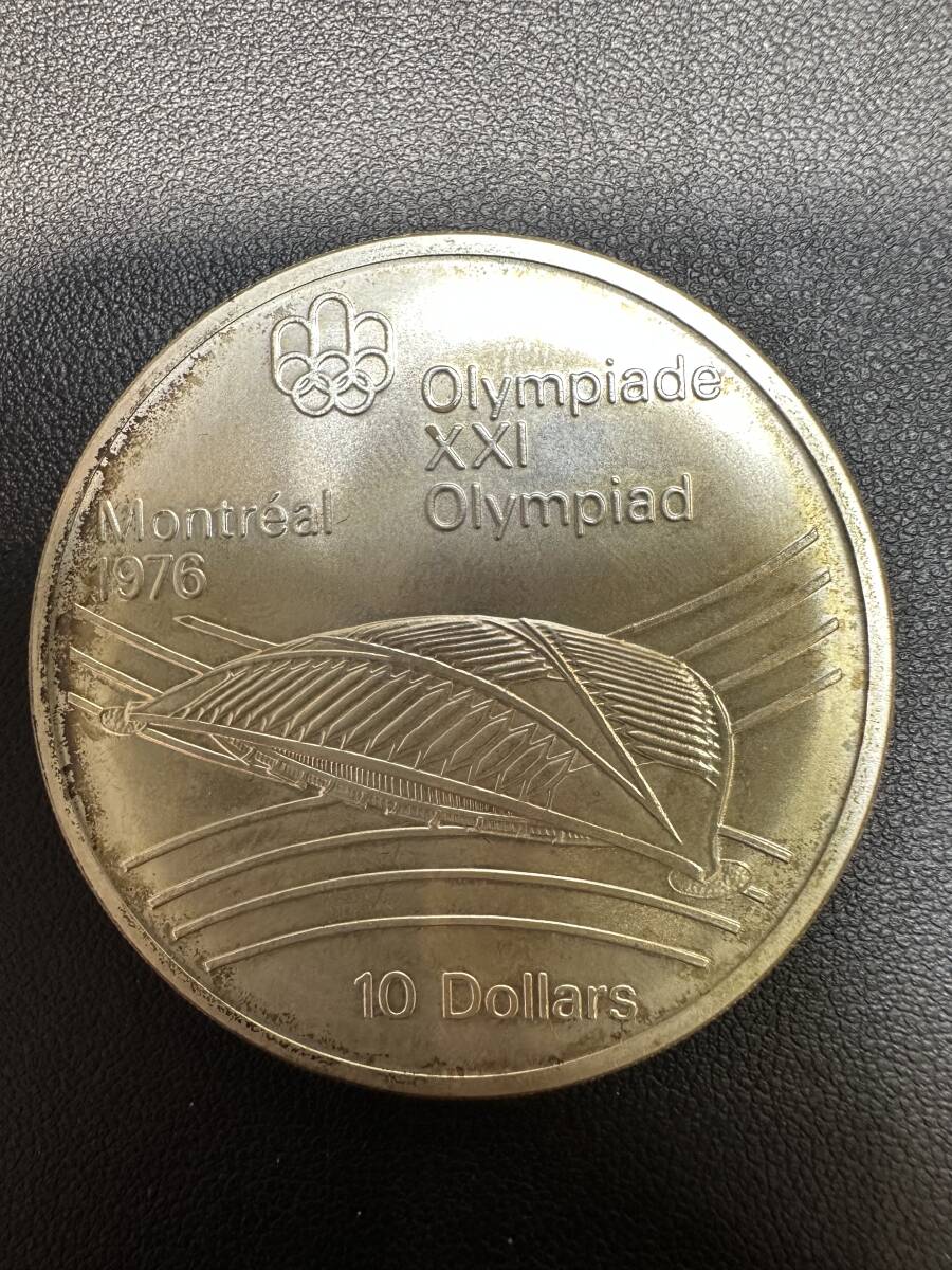 カナダ CANADA モントリオール 五輪 1976 銀貨 重量47.9g コイン
