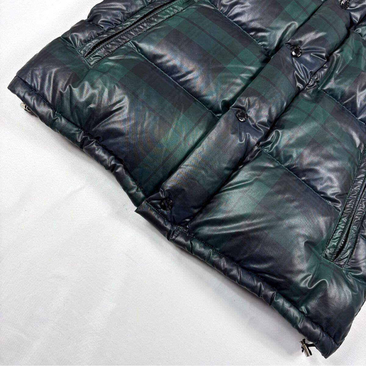 極美品○希少L〜XL!!モンクレール コンブルー 肉厚 極暖 ダウン 