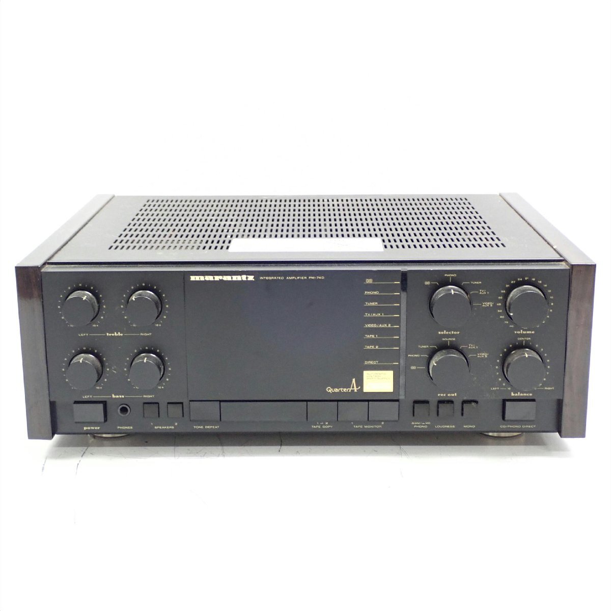 1円【ジャンク】marantz マランツ/プリメインアンプ/PM-74D/62