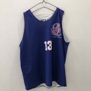 LV3840 実物 愛知 ブルーイーグルス タンクトップ #13 ブルー ホワイト リバーシブル