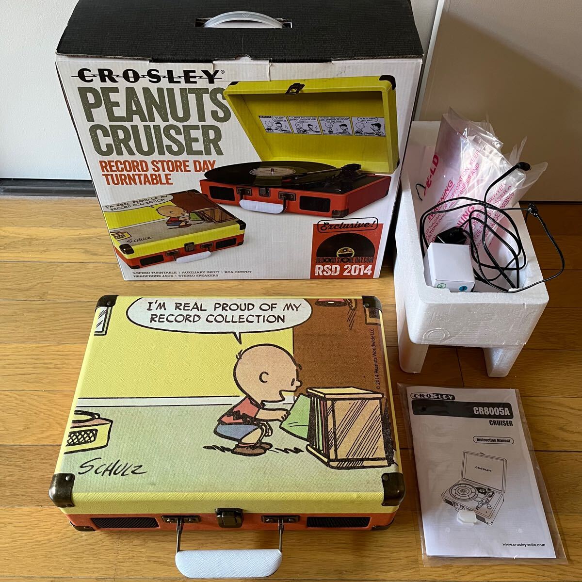 スヌーピー】CROSLEY PEANUTS CRUISER レコードプレーヤー SNOOPY