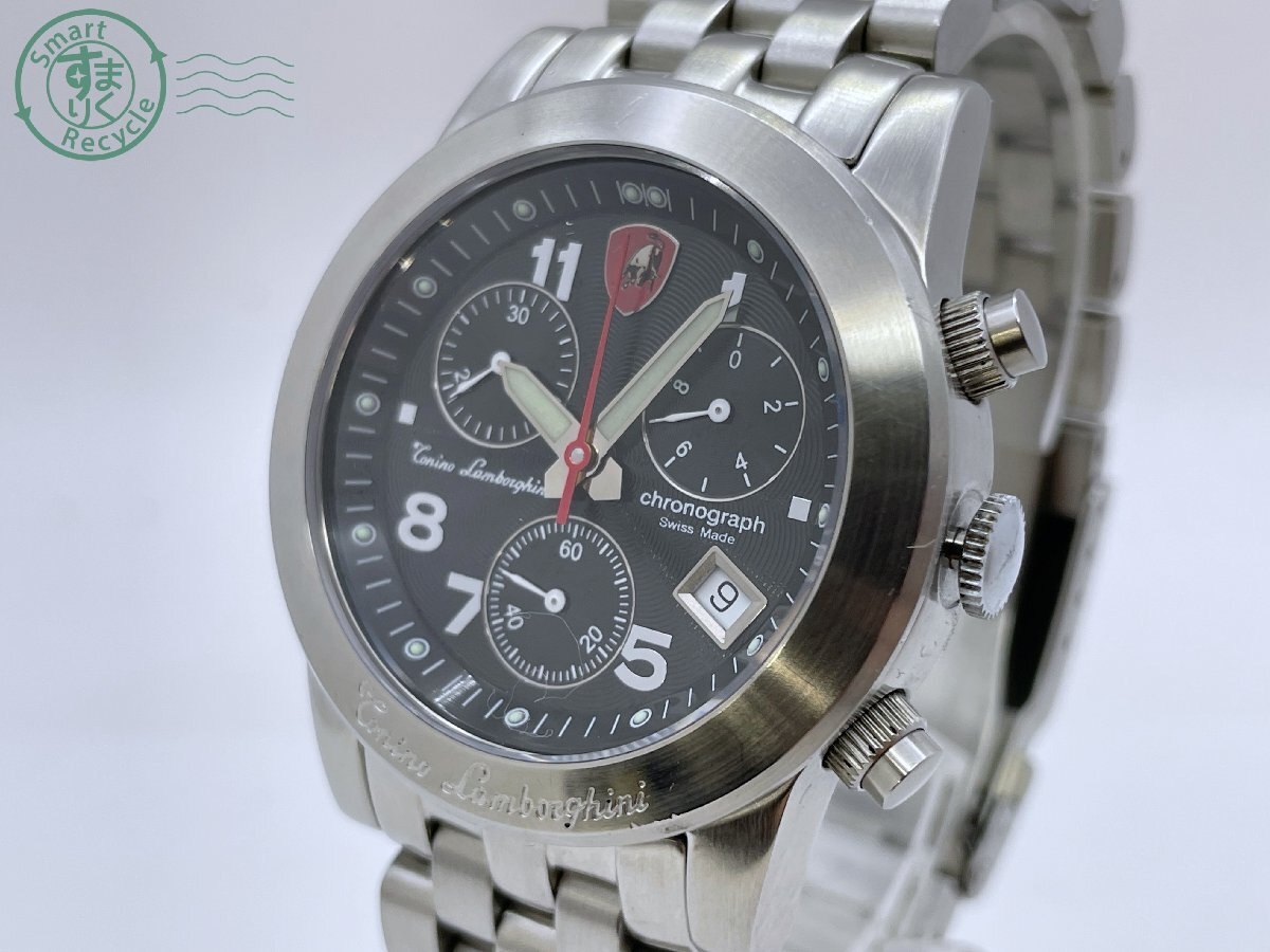 Tonino Lamborghini Chronograph Watch Black Spyder 0 Gold Dial 