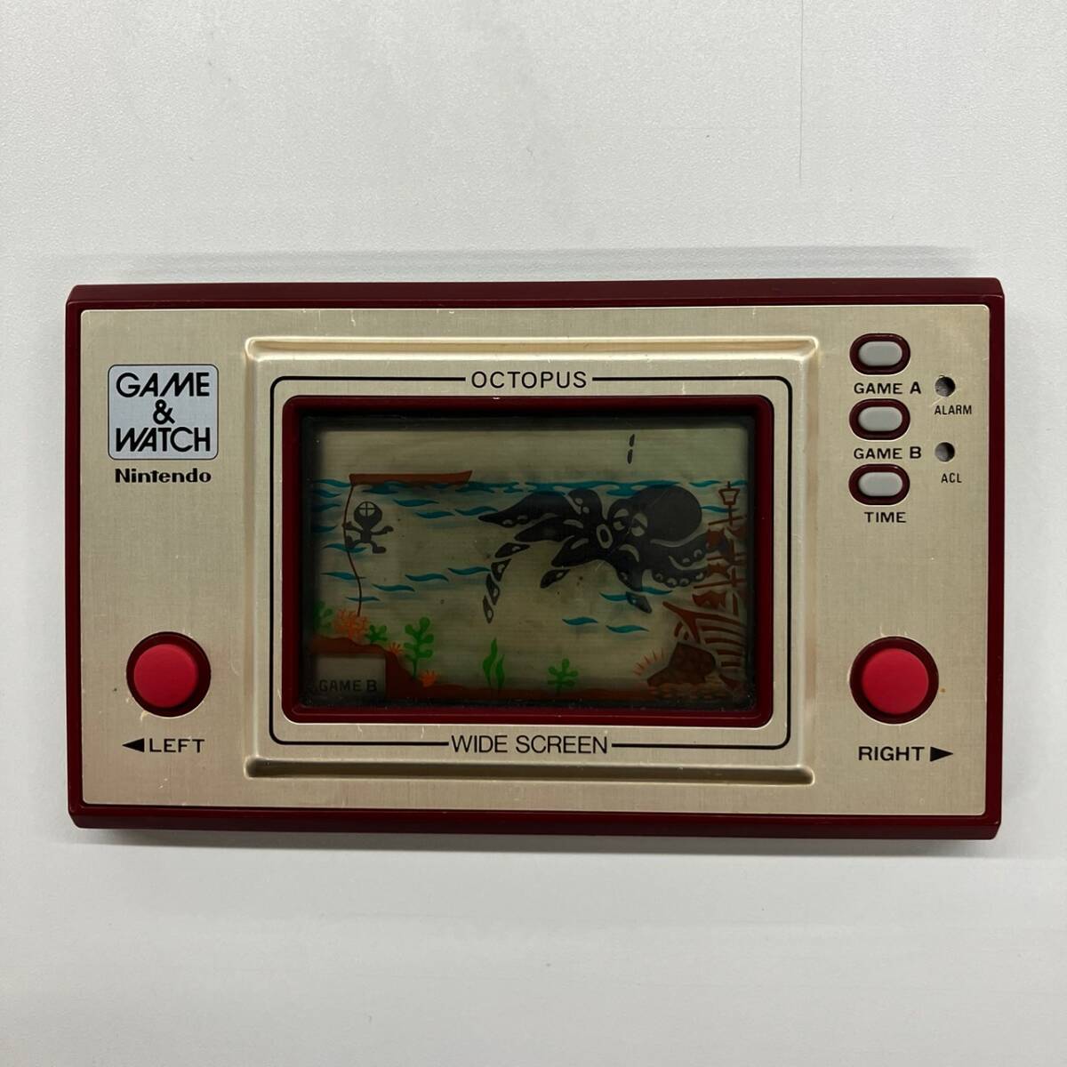 G233-H11-2918☆ NINTENDO 任天堂 GAME&WATCH ゲームウォッチ OCTOPUS 