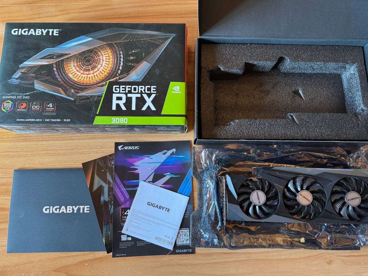 ジャンク】GIGABYTE NVIDIA GeForce RTX3090搭載 グラフィックボード