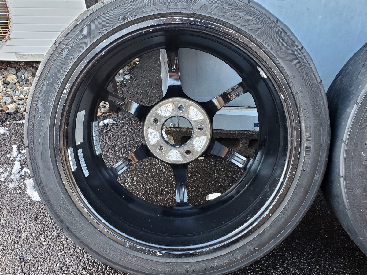 ADVAN Racing 17インチ RS +48 114.3 7.5J 5穴 - アドバン アドバン 