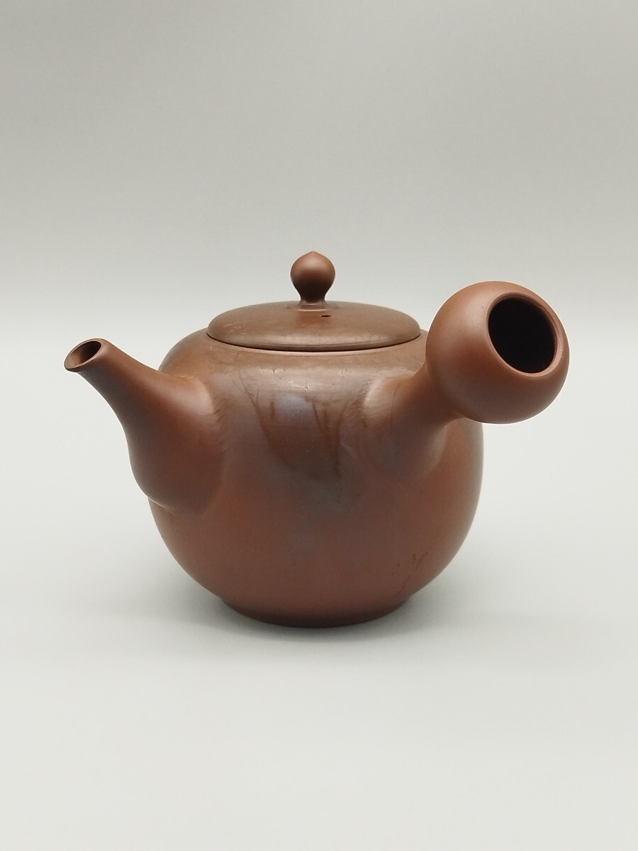 TKS−472 常滑焼 煎茶道具 名工 小西洋平作 藻紋 急須 茶注 朱泥 茶器