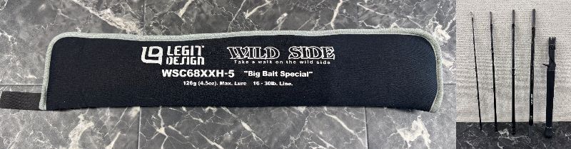 WSC68XXH-5 Legit Wild Side Bait Design “Big Special” + grip 0 6'8