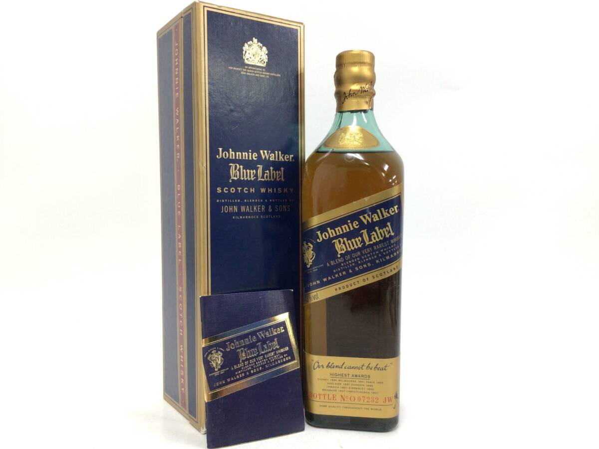 ブルーラベル ジョニーウォーカー 750ml : ○ (並行) 正規品ジョニー 