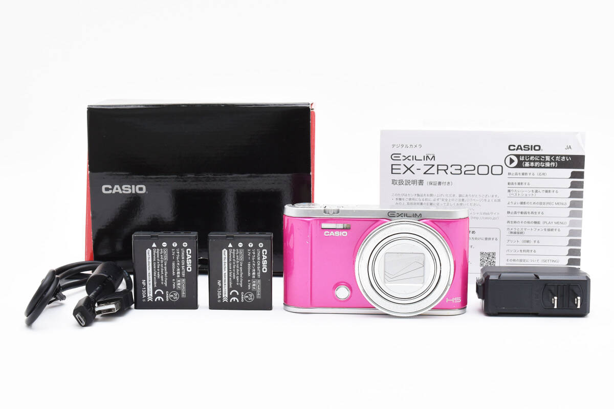 動作確認済 CASIO カシオ EX-ZR3200 デジタルカメラ 0113 EX-ZR3200