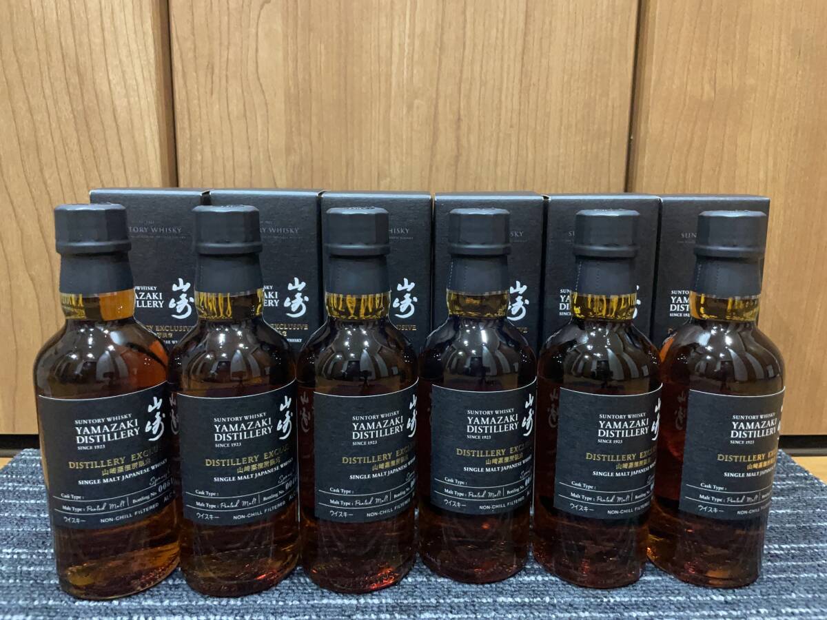 【定番，得価】 山崎蒸留所限定 6本セット 180ml 箱付き(日本)｜売買されたオークション情報、yahooの商品情報をアーカイブ公開 - オークファン 日本