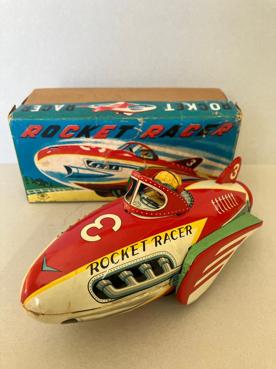 瑞慶覧様③専用商品 ☆増田屋 ロケットレーサー 元箱付き 可動品 ロケットレーサー 1950s