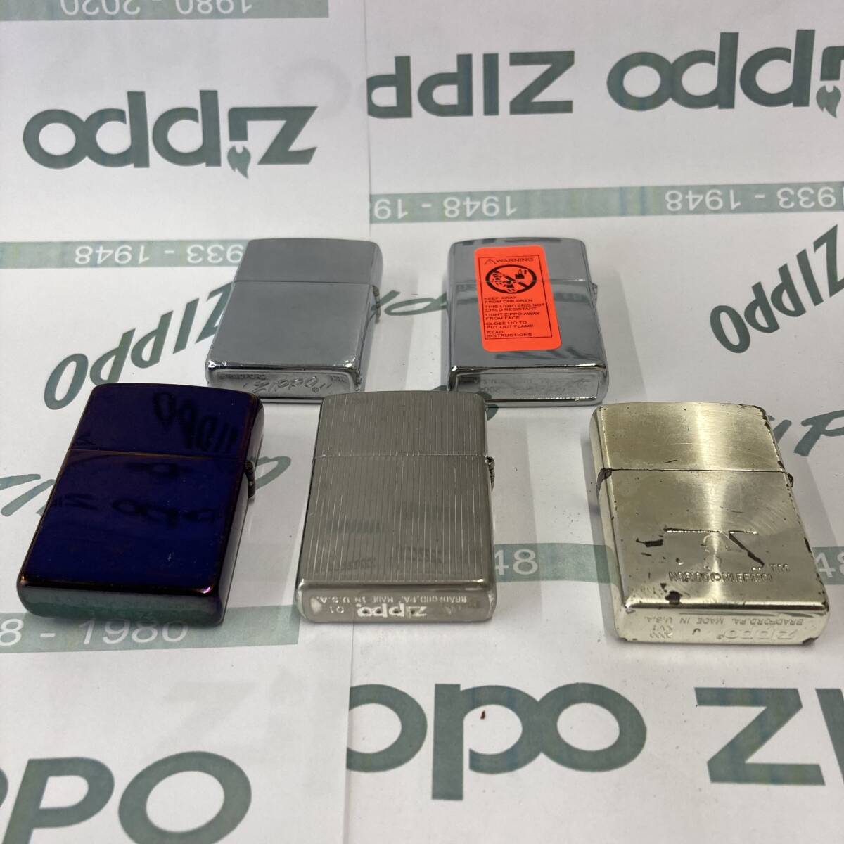 1円スタート zippo おまとめセット 5個 オイルライター ジッポー 1円スタート zippo おまとめセット 5個 オイルライター ジッポー