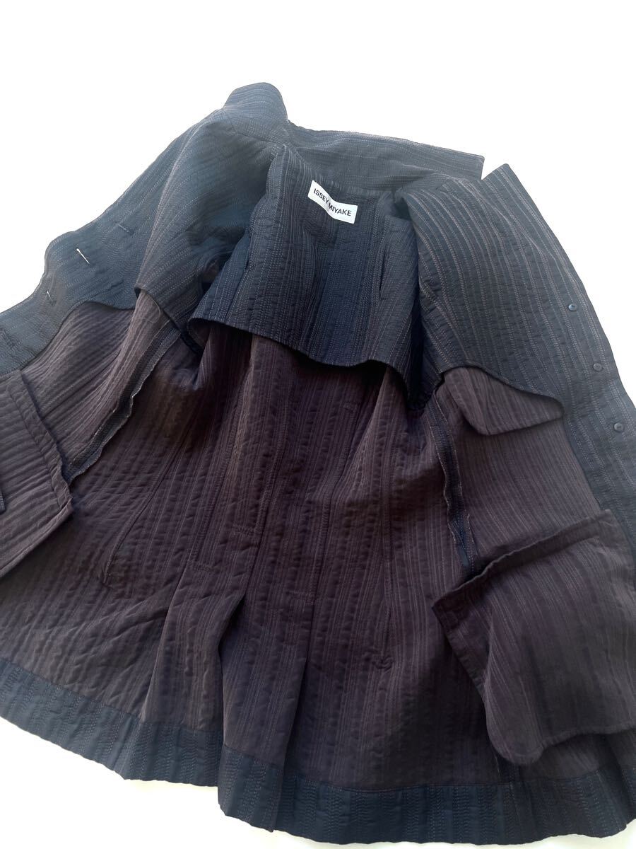 ISSEY MIYAKE デザインテーラードジャケット イッセイミヤケ ミシン