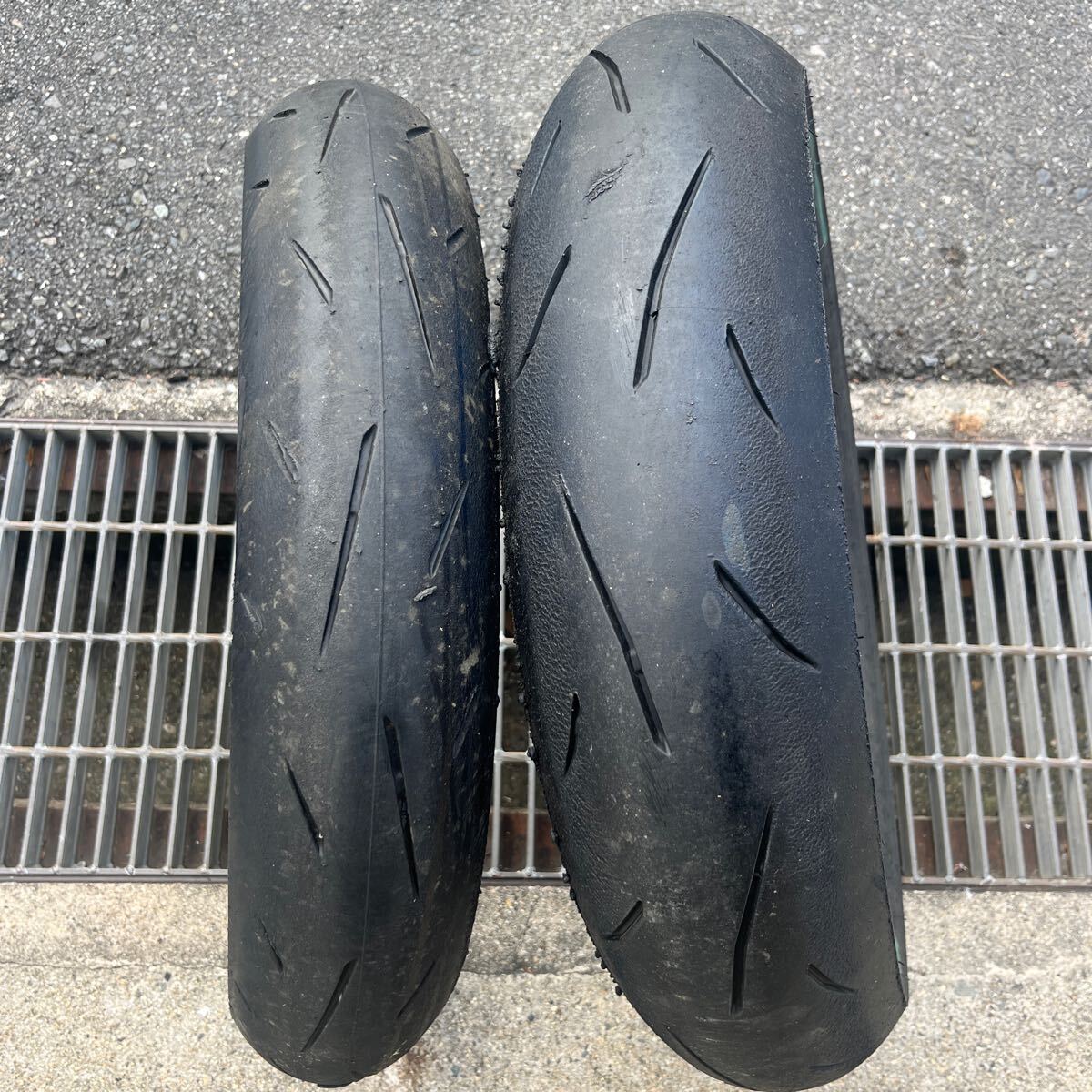 ダンロップ 前後セット α13SP 0 α-13 DUNLOP 1 2 21年製 H 110⁄