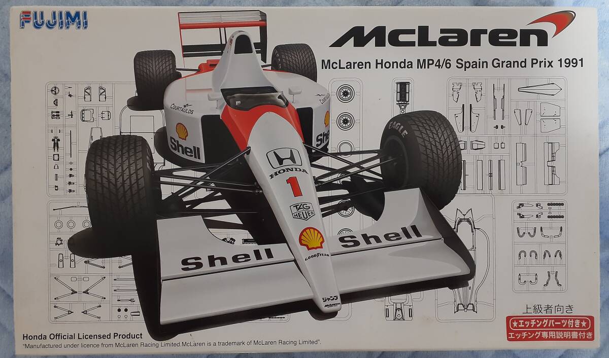 FUJIMI 1/20 F1 McLaren Honda MP4/6 Spain Grand Prix 1991 上級者 