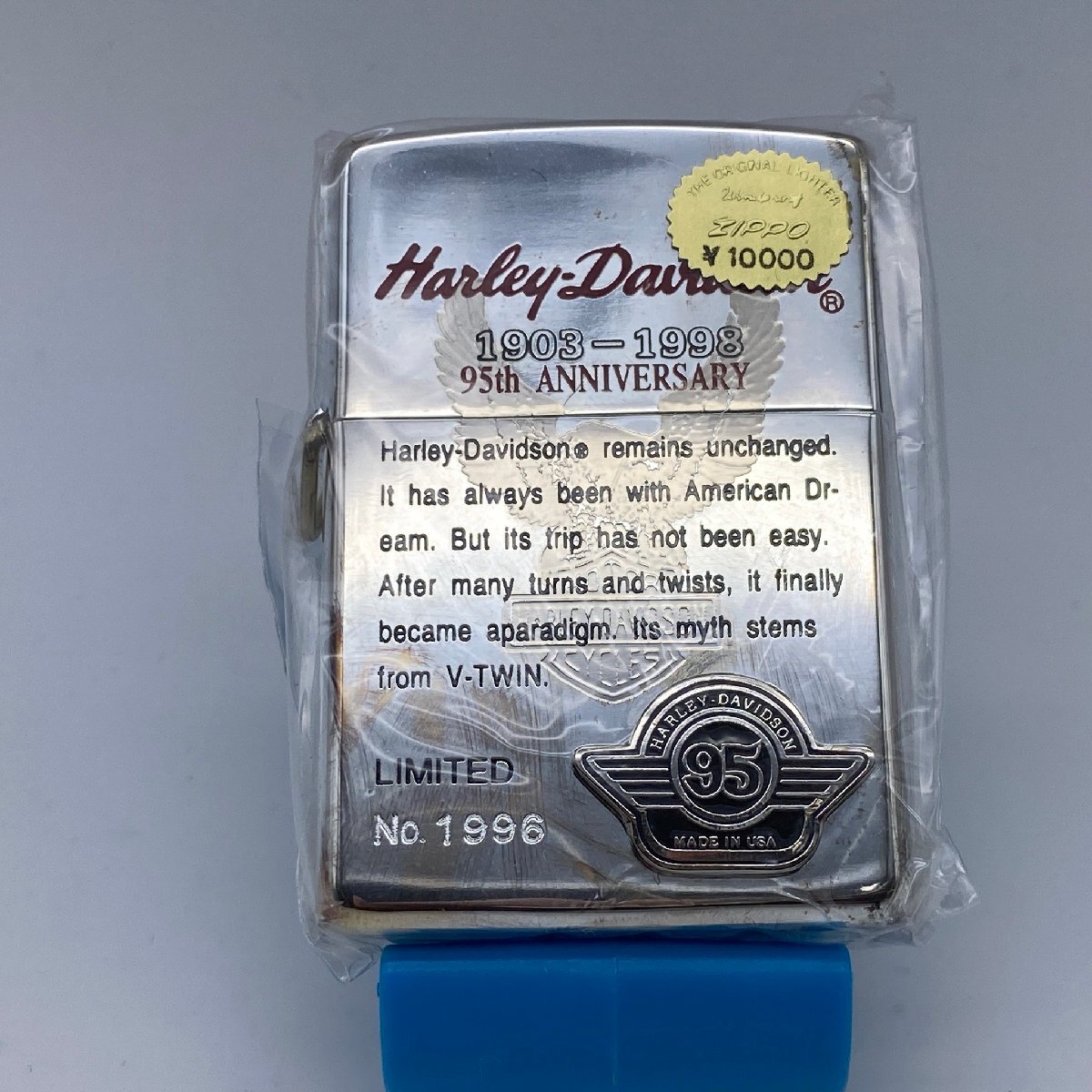 1円スタート＞【Harley-Davidson】現状品 No.1996 ZIPPO ジッポ