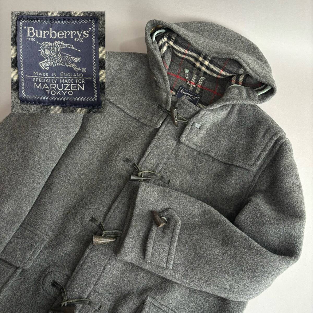 YM691 Burberry London バーバリーロンドン ダッフルコート 丸善別注 