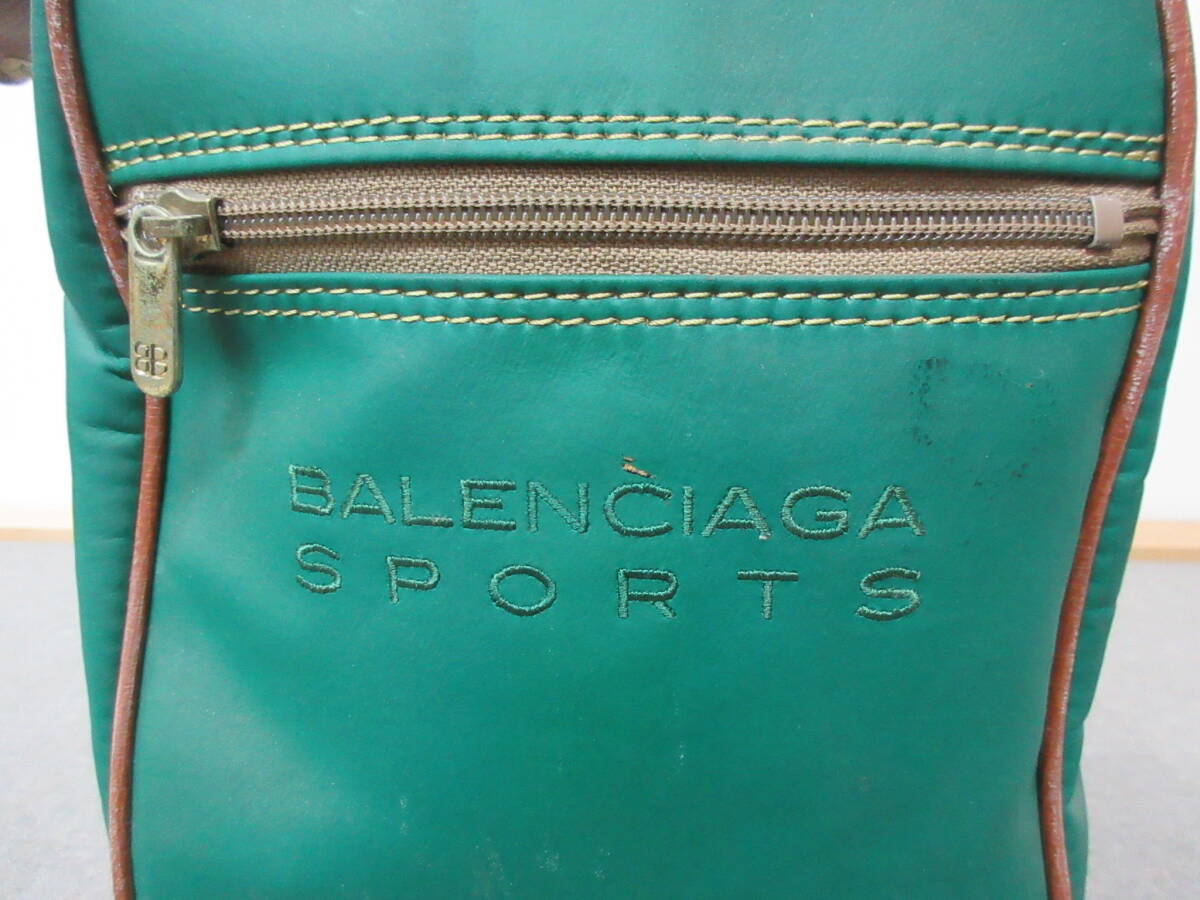 K309【2-2】★ ゴルフショップ在庫品 ゴルフバッグ キャディバッグ BALENCIAGA バレンシアガ 8.0型 PVC 緑 未使用長期保管品_6
