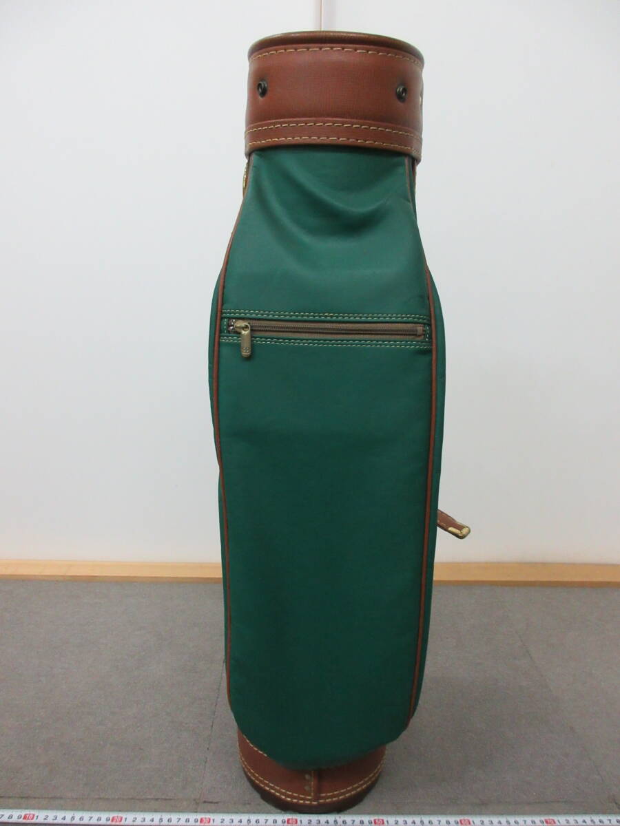 K309【2-2】★ ゴルフショップ在庫品 ゴルフバッグ キャディバッグ BALENCIAGA バレンシアガ 8.0型 PVC 緑 未使用長期保管品_9