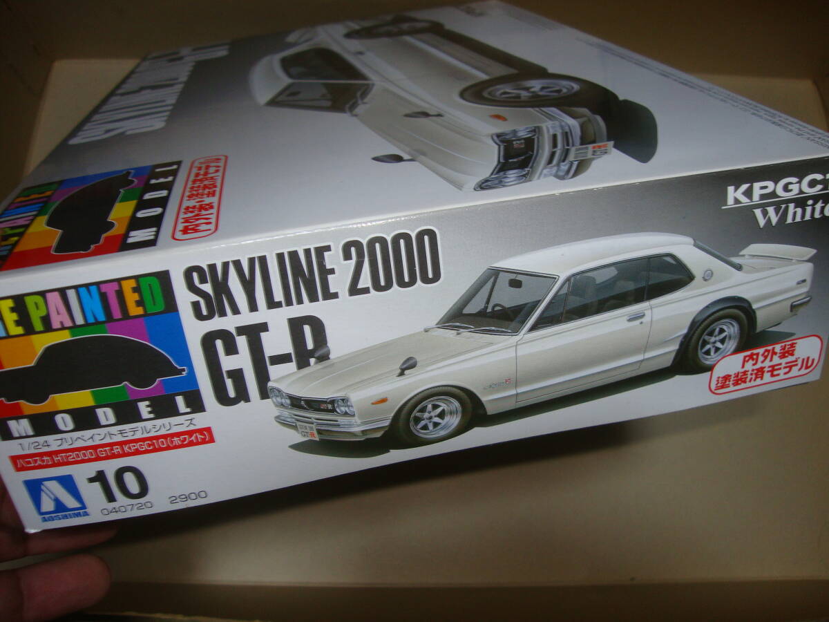 絶版 アオシマ 1/24 プリペイントモデル シリーズ ハコスカ HT 2000 GT 