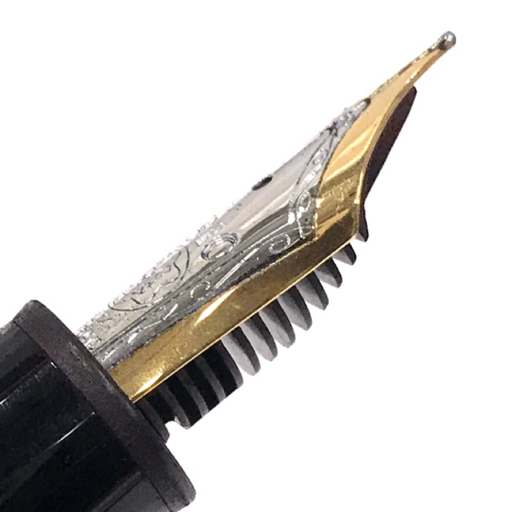 万年筆 モンブラン ペン先 MONTBLANC No146 ブラック k14 585 中古品