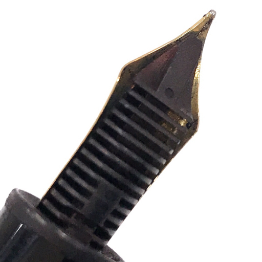 万年筆 モンブラン ペン先 MONTBLANC No146 ブラック k14 585 中古品