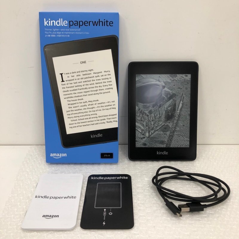 kindle paperwhite 10世代 8GB + 純正ケース　広告あり Amazon アマゾン kindle Paperwhite 第10世代 電子書籍リーダー 32GB