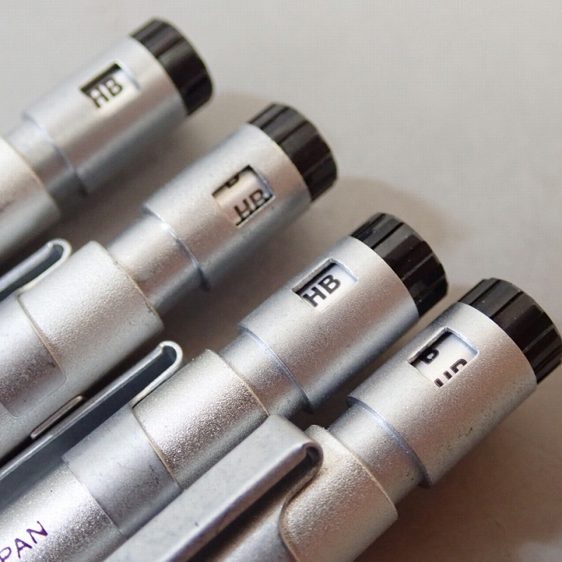 ■FK-10895 OHOT 製図用　シャープペンシル4本まとめ　SP-509M 504M 507M　20250130 シャープペンシル シャーペン 製図用 アルミ軸製図用シャープ SHARPペンシル たのめーるアストラム(ぺんてる)