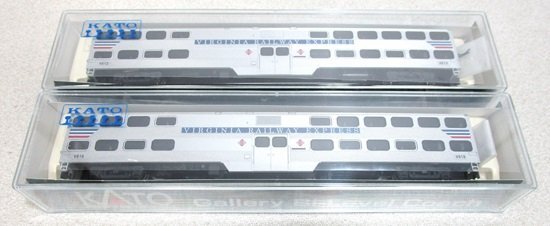 □KATO Nゲージ 156-0945 156-0946 Gallery Bi-Level Coach Virginia