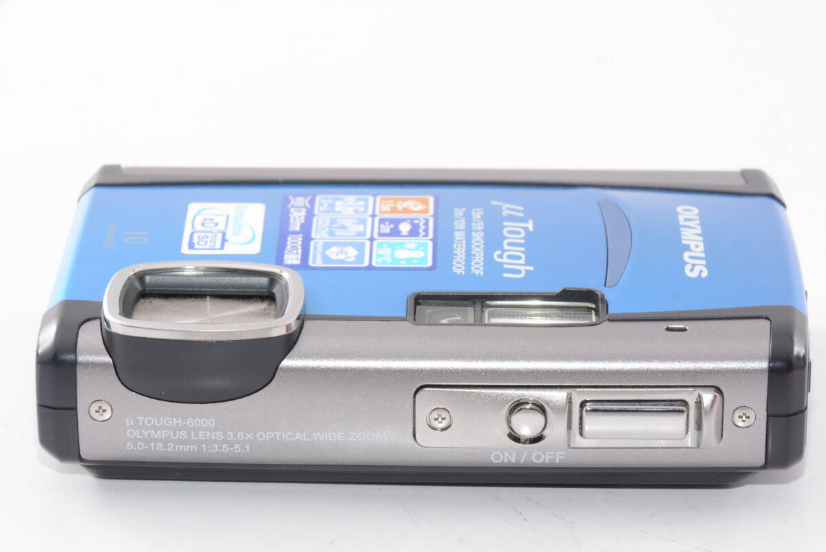 OLYMPUS μ TOUGH-6000 オリンパス デジタルカメラ 水深3m防水 外観並級