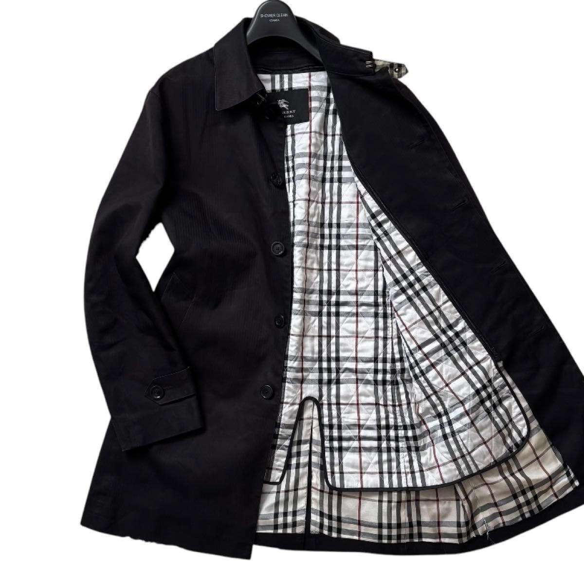 Burberry バーバリー ブラックレーベル ステンカラーコート ノバ