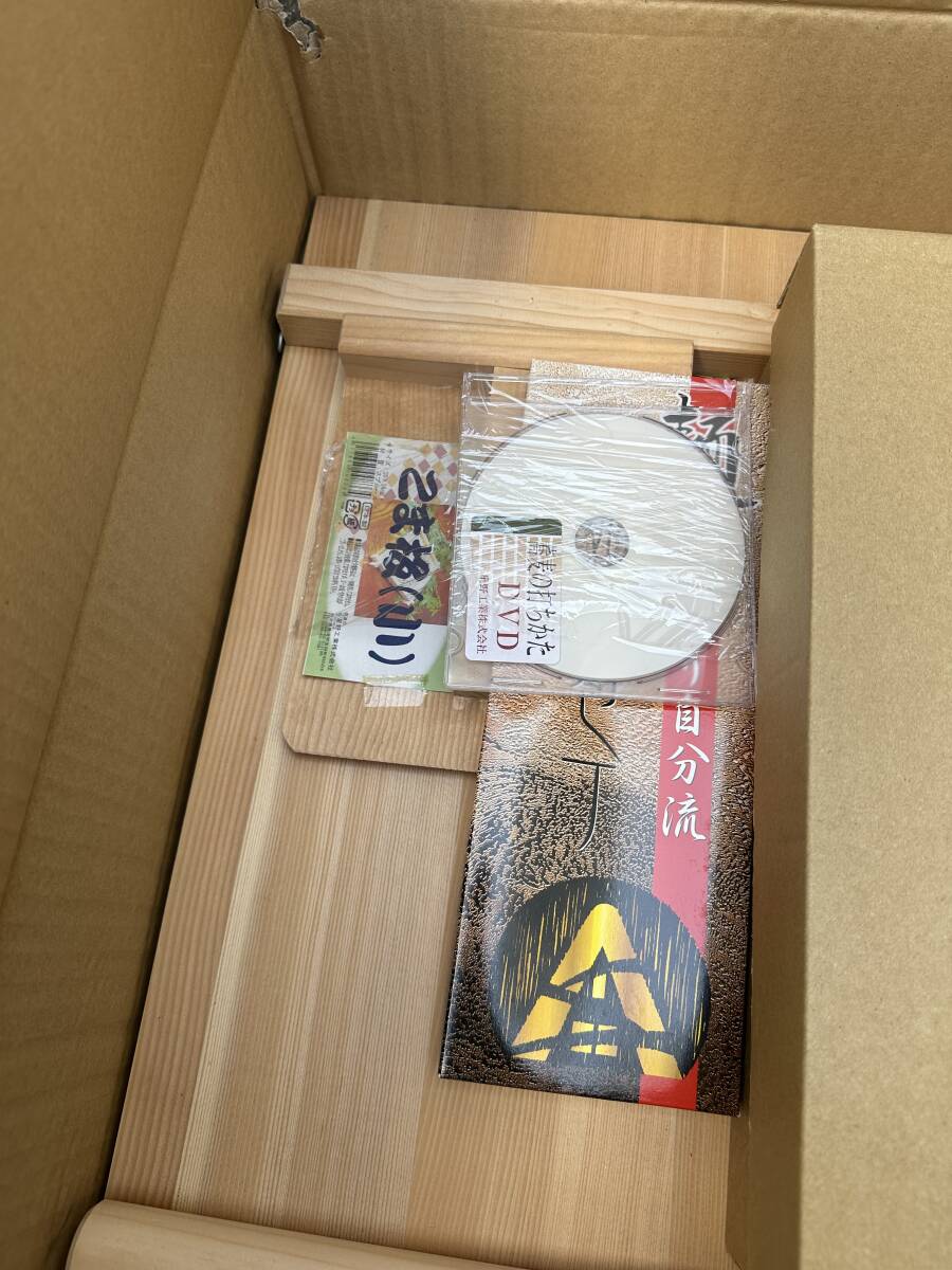 A9210 【未使用】そば・うどん打ち 5点セット 蕎麦の打ちかたDVD入り ④ そば打ちセット | 普及型麺打セット 道具 そば打ち 麺道場