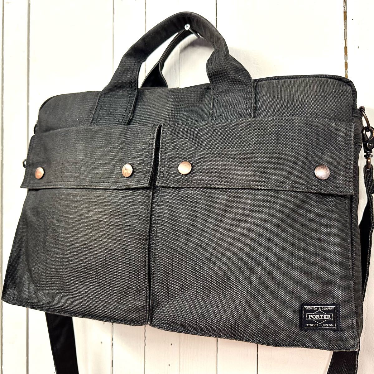 PORTER ポータースモーキー 2way ショルダーバッグ ブリーフケース